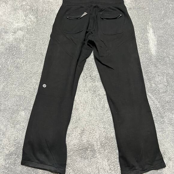 Lululemon Pants Mens Small Black Straight Leg Sweatpants ** - Picture 4 of 11